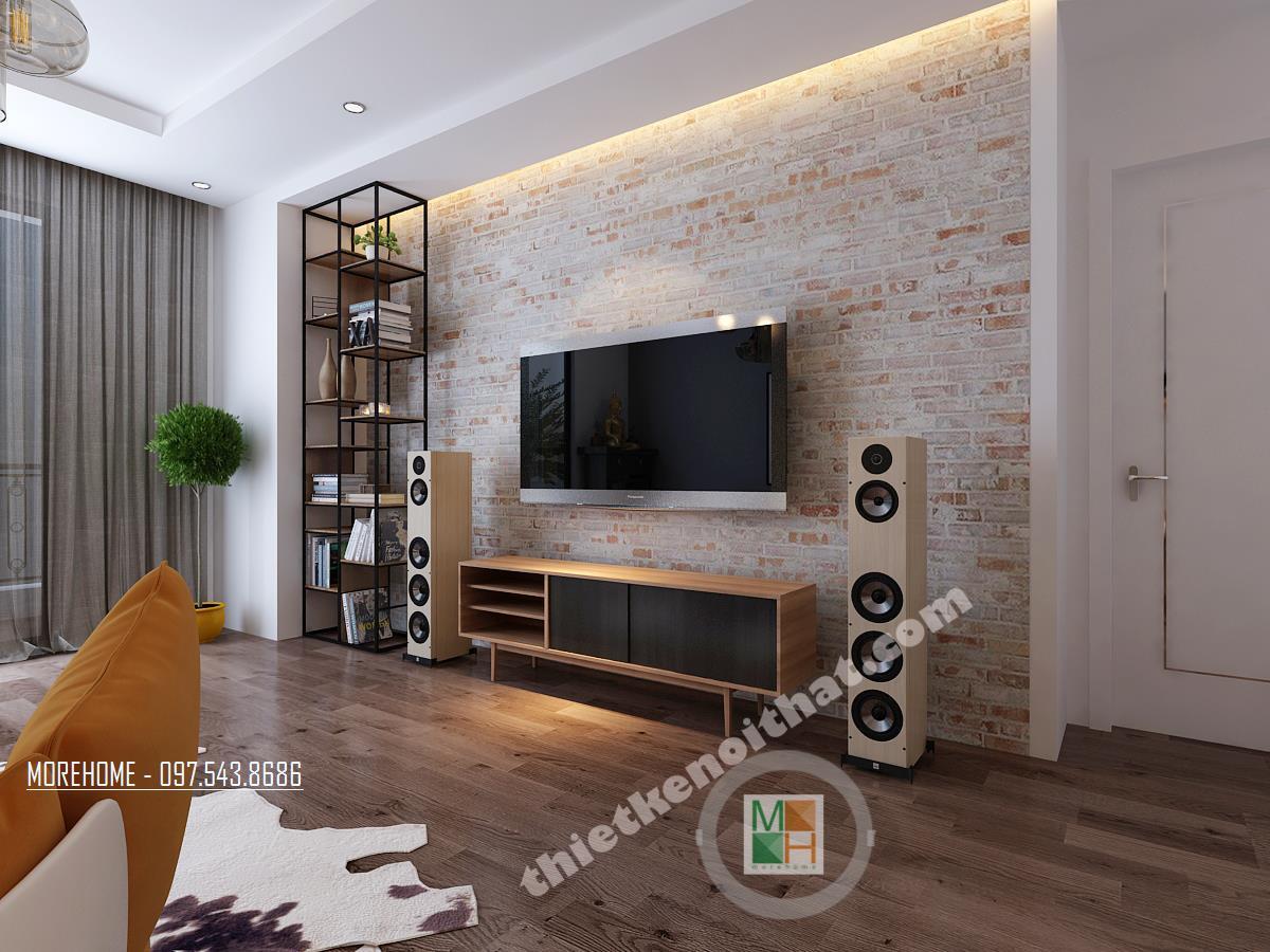 Giấy dán tường giả gạch đẹp tự nhiên